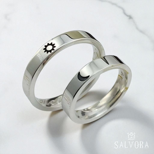 Sun & Moon Soulmate Rings